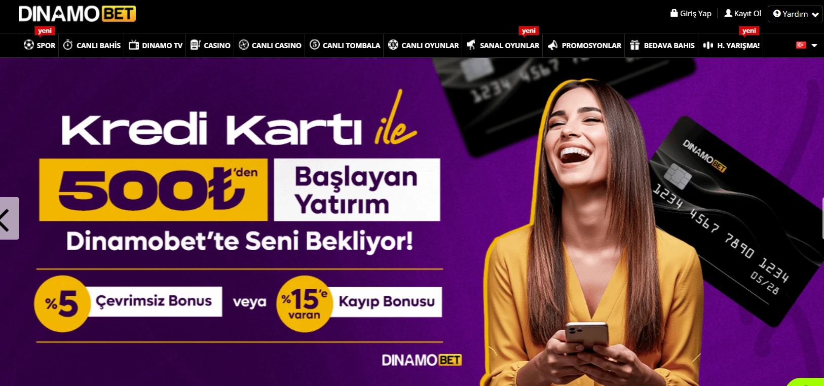 Dinamobet kapak