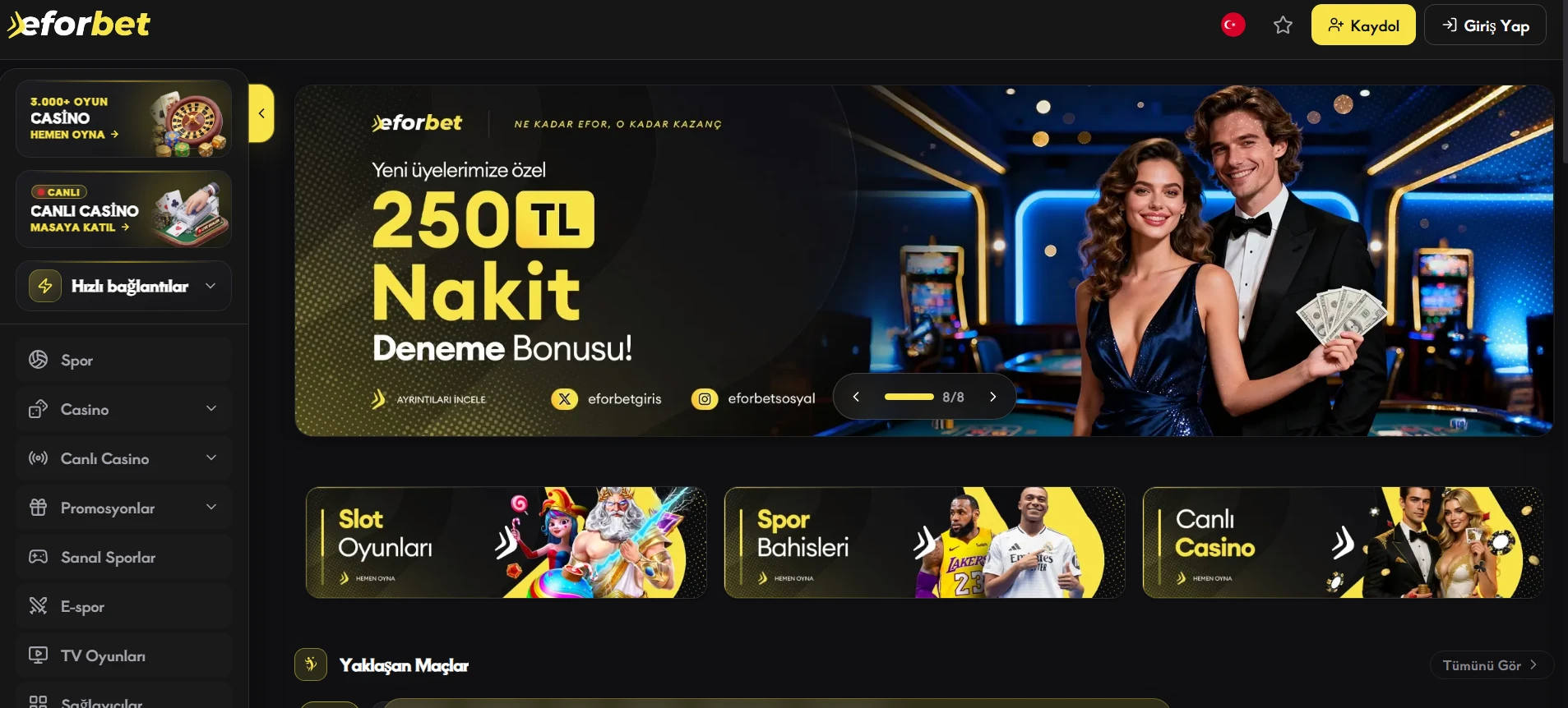 Eforbet kapak